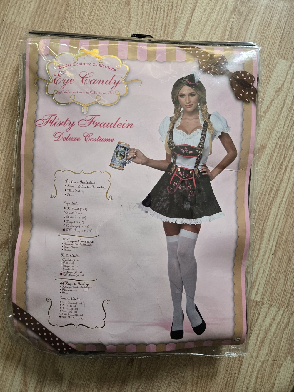 eye candy Black and Pink 'Flirty Fraulein' Costume Dress